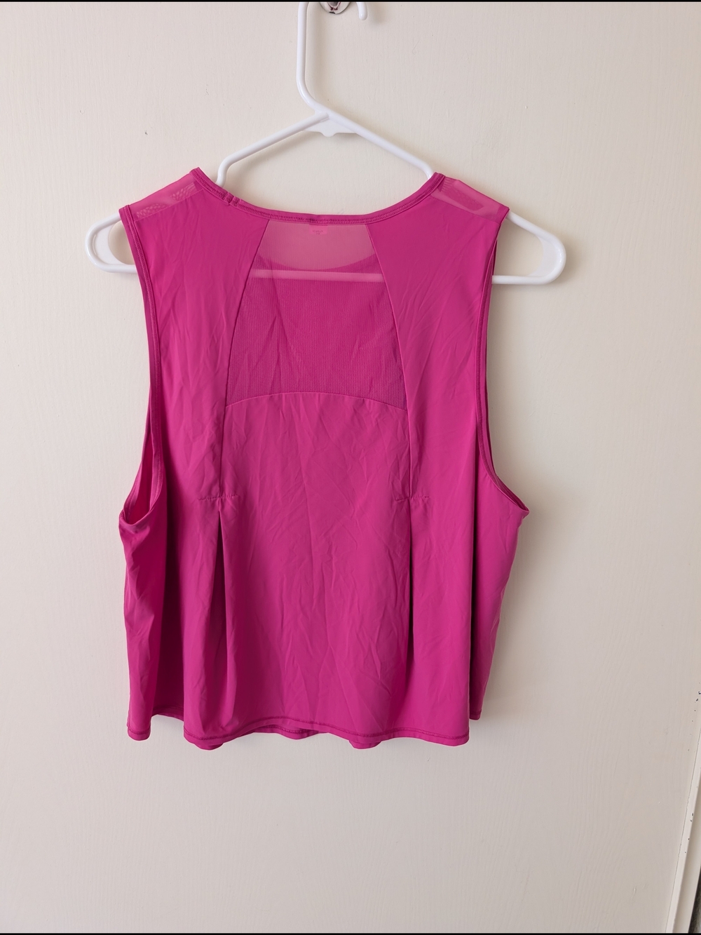 lululemon athletics Womens 12 Sculpt Cropped Tank Top Sonic Pink Activewear - Picture 4 of 7